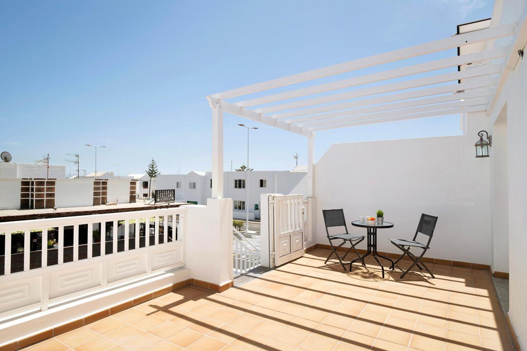 شقة Casa Sabrina, Terraza Vista Mar بلايا هوندا المظهر الخارجي الصورة