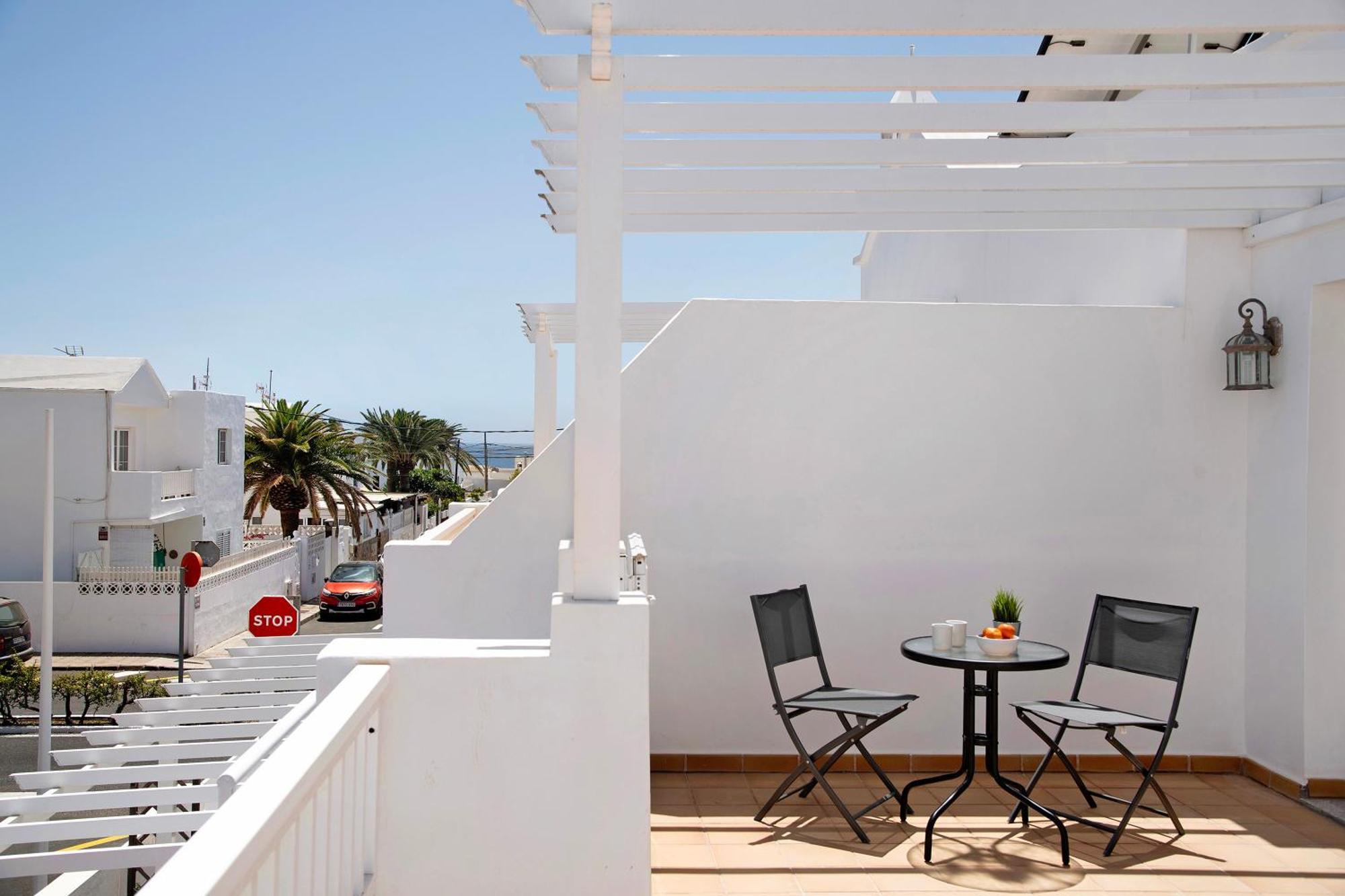 شقة Casa Sabrina, Terraza Vista Mar بلايا هوندا المظهر الخارجي الصورة